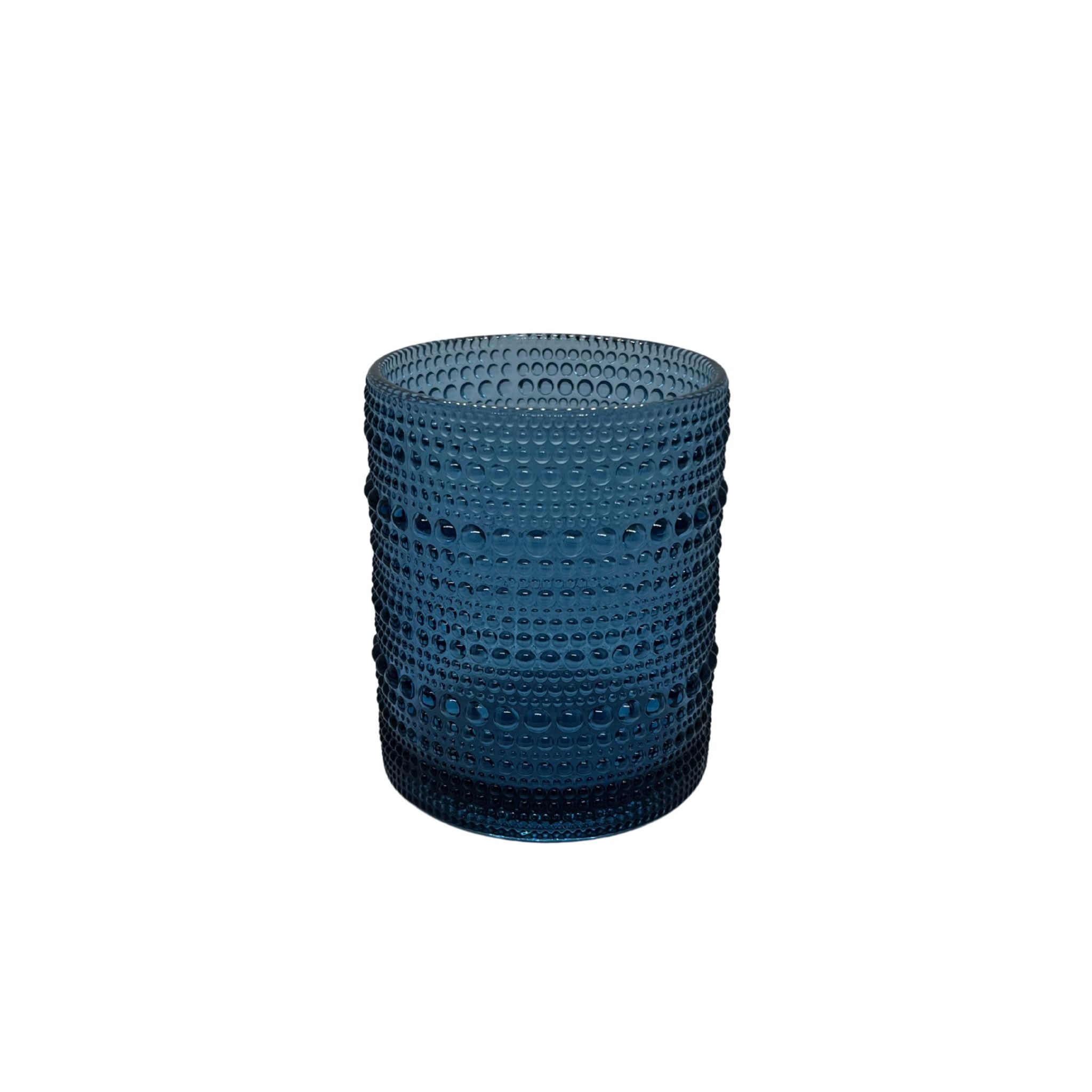 Blue Bead Glass Tumbler - Small