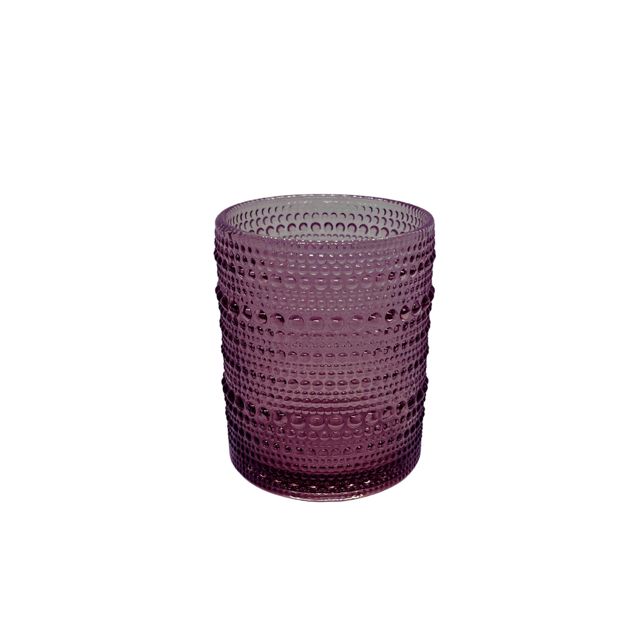 Purple Bead Glass Tumbler - Small