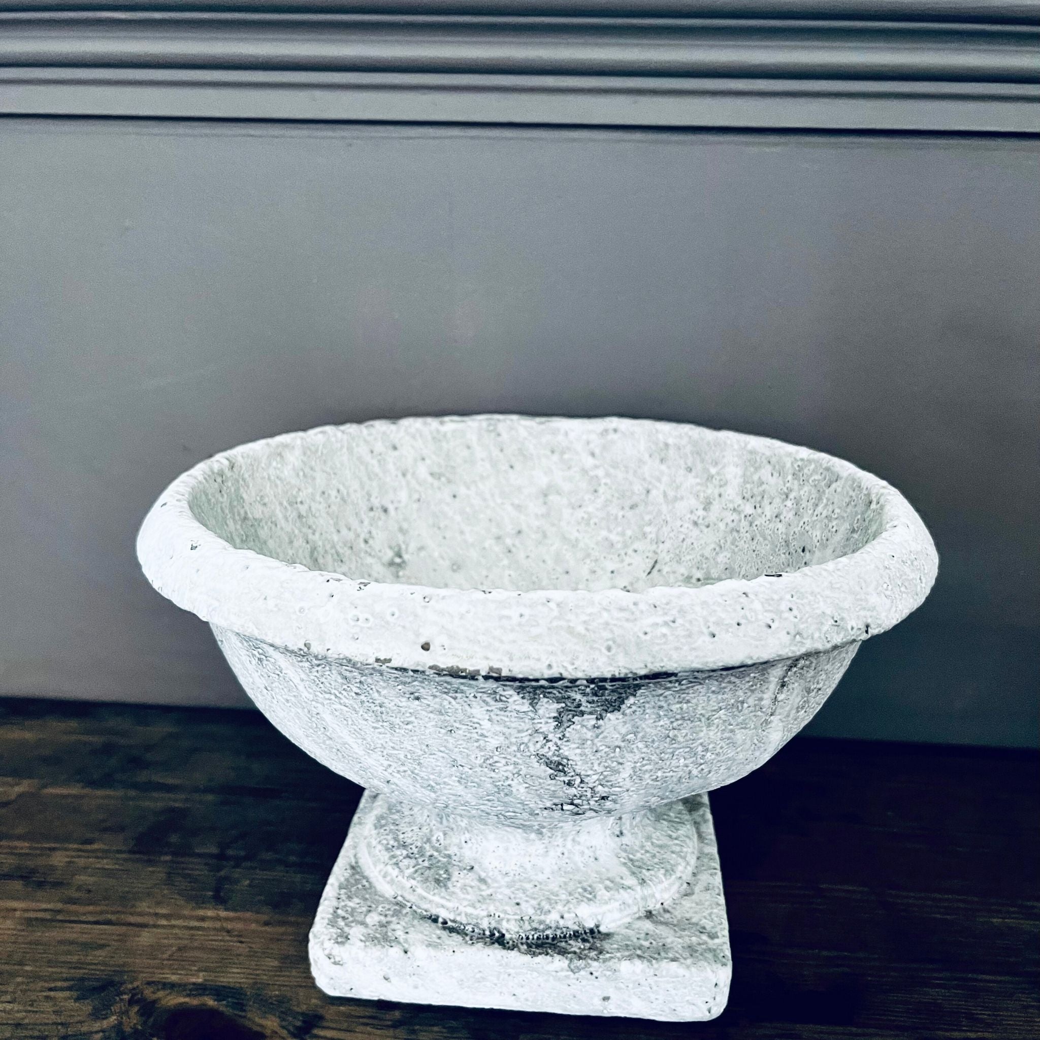 Grey Cement Urn Pot