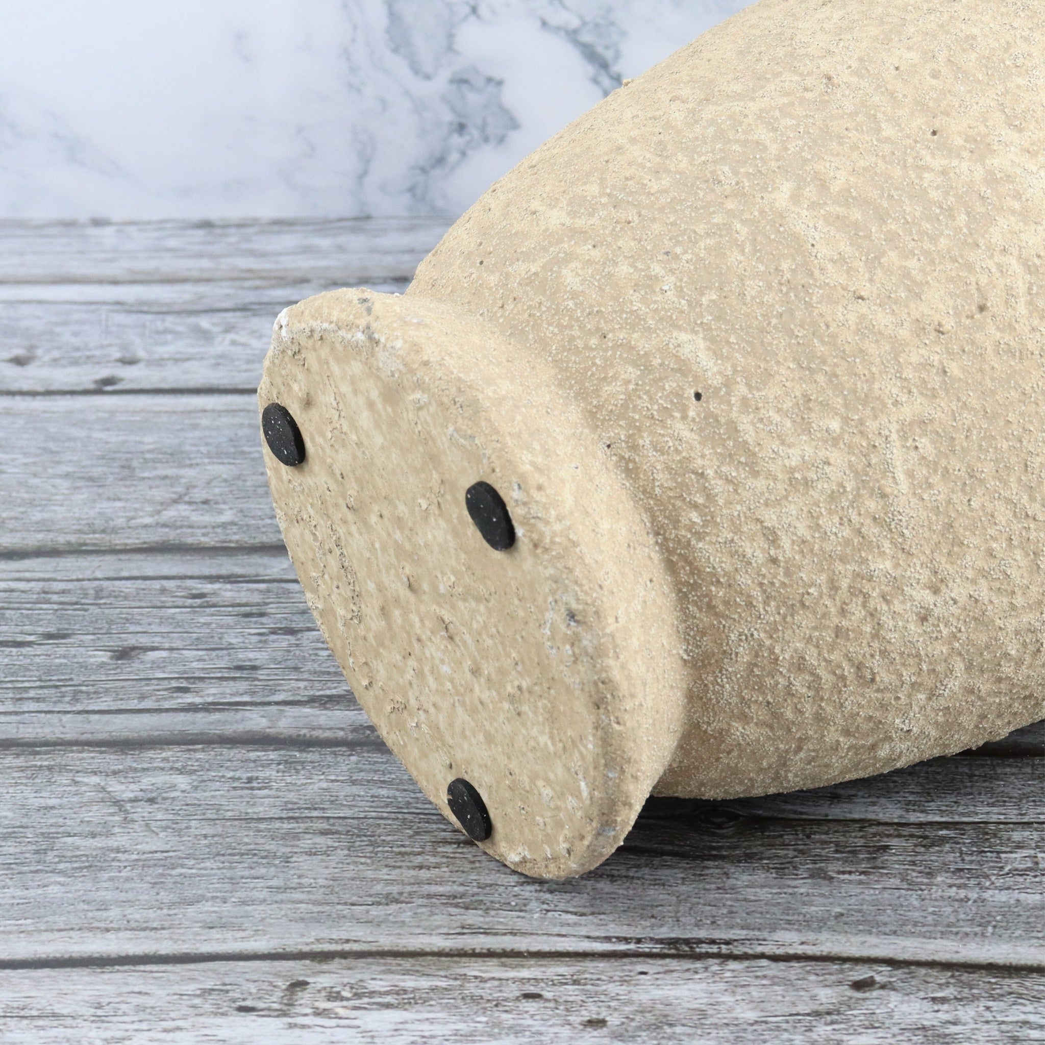 Rustic Stone-Effect Urn Vase